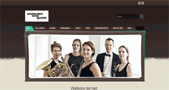 Desktop Screenshot of amsterdamwindquintet.nl